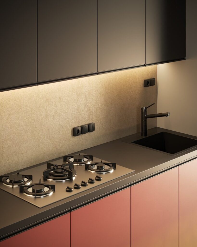 distance entre évier et plaque de cuisson cuisine